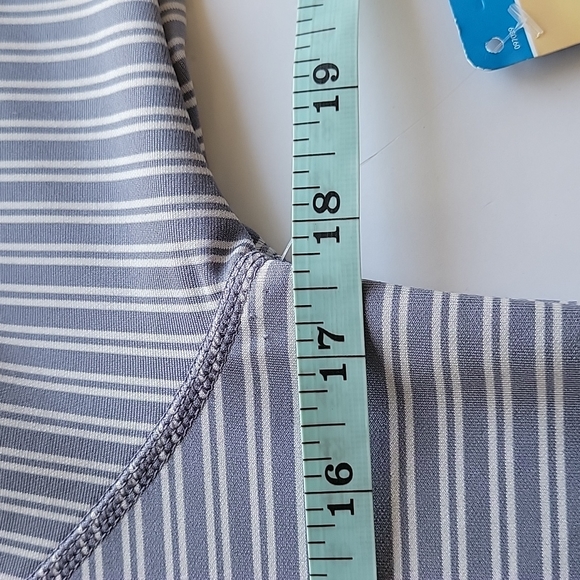 NWT, Columbia Bryce Canyon blue and white striped women's XS Hoodie - Picture 13 of 15